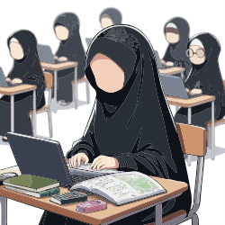 Murid-Murid-perempuan-sedang-belajar-IT-di-kelas