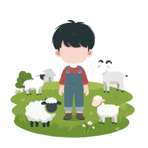 (ID): Anak laki-laki dengan kambing dan domba
(EN): A boy with a goat and a sheep
(AR): الطفل مع الماعز والخروف

Lisensi: Free for Commercial 
Gambar ini boleh digunakan untuk keperluan pribadi dan komersial.

License: Free for Commercial
This graphic is permitted for use in both personal and commercial purposes.

ضوابط استخدام المحتوى:
يُسمح باستخدام الصورة لأغراض شخصية ولأغراض تجارية.