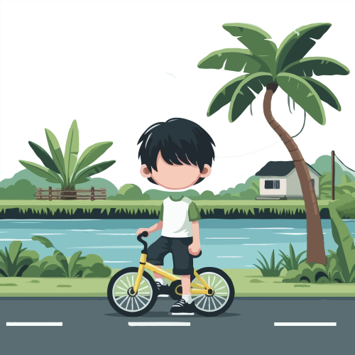 (ID): Anak laki-laki main sepeda
(EN): A boy is bicycling
(AR): يركب الطفل الدراجة

Lisensi: Free for Commercial 
Gambar ini boleh digunakan untuk keperluan pribadi dan komersial.

License: Free for Commercial
This graphic is permitted for use in both personal and commercial purposes.

ضوابط استخدام المحتوى:
يُسمح باستخدام الصورة لأغراض شخصية ولأغراض تجارية.