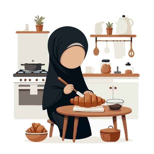 (ID): Anak perempuan baking croissant
(EN): A girl is baking croissants
(AR): تصنع الطفلة خبر كرووسّانت

Lisensi: Free for Commercial 
Gambar ini boleh digunakan untuk keperluan pribadi dan komersial.

License: Free for Commercial
This graphic is permitted for use in both personal and commercial purposes.

ضوابط استخدام المحتوى:
يُسمح باستخدام الصورة لأغراض شخصية ولأغراض تجارية.