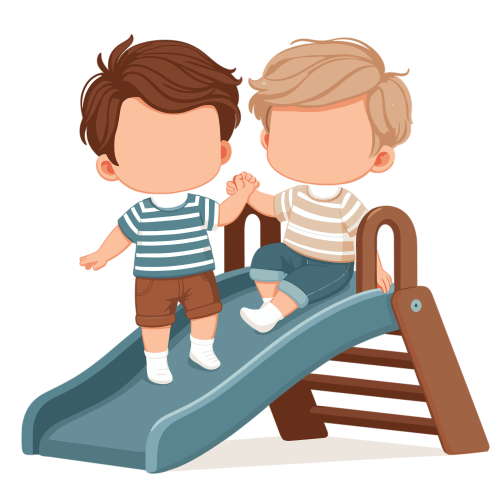 (ID): Dua anak laki laki bermain perosotan
(EN): Two boys are playing on the slide
(AR): الطفلان يلعبان مزلقة

Lisensi: Free for Commercial 
Gambar ini boleh digunakan untuk keperluan pribadi dan komersial.

License: Free for Commercial
This graphic is permitted for use in both personal and commercial purposes.

ضوابط استخدام المحتوى:
يُسمح باستخدام الصورة لأغراض شخصية ولأغراض تجارية.