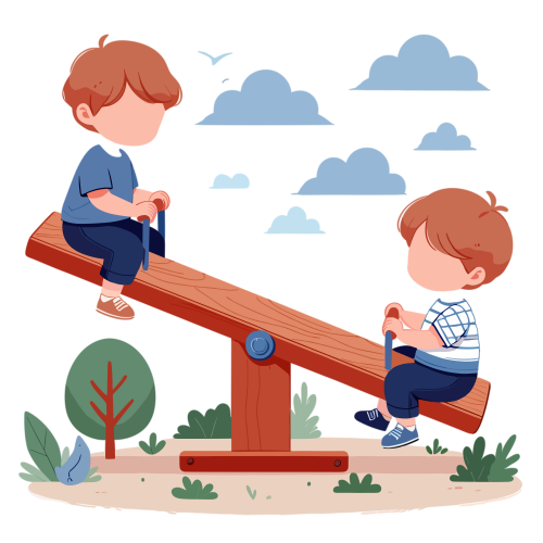 (ID): Anak laki laki bermain jungkat jungkit
(EN): A boy is playing seesaw
(AR): يلعب الطفلان أرجوحة التوازن

Lisensi: Free for Commercial 
Gambar ini boleh digunakan untuk keperluan pribadi dan komersial.

License: Free for Commercial
This graphic is permitted for use in both personal and commercial purposes.

ضوابط استخدام المحتوى:
يُسمح باستخدام الصورة لأغراض شخصية ولأغراض تجارية.