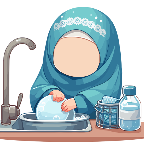 (ID): Anak perempuan mencuci piring
(EN): A girl is washing plates
(AR): تغسل البنت صحنا

Lisensi: Free for Commercial 
Gambar ini boleh digunakan untuk keperluan pribadi dan komersial.

License: Free for Commercial
This graphic is permitted for use in both personal and commercial purposes.

ضوابط استخدام المحتوى:
يُسمح باستخدام الصورة لأغراض شخصية ولأغراض تجارية.