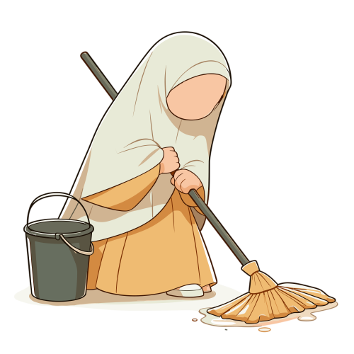 (ID): Anak perempuan mengepel lantai
(EN): A girl mops the floor
(AR): تمسح البنت البلاط

Lisensi: Free for Commercial 
Gambar ini boleh digunakan untuk keperluan pribadi dan komersial.

License: Free for Commercial
This graphic is permitted for use in both personal and commercial purposes.

ضوابط استخدام المحتوى:
يُسمح باستخدام الصورة لأغراض شخصية ولأغراض تجارية.