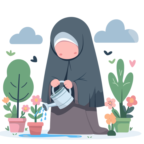 (ID): Anak perempuan menyiram bunga
(EN): A girl is watering flowers
(AR): تسقي الطفلة الأزهار

Lisensi: Free for Commercial 
Gambar ini boleh digunakan untuk keperluan pribadi dan komersial.

License: Free for Commercial
This graphic is permitted for use in both personal and commercial purposes.

ضوابط استخدام المحتوى:
يُسمح باستخدام الصورة لأغراض شخصية ولأغراض تجارية.