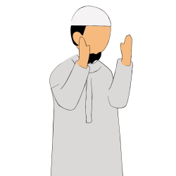 Laki-laki-sholat-sendirian-takbiratul-ihram