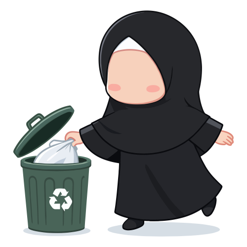 (ID): Anak perempuan buang sampah pada tempatnya
(EN): The girl throws garbage in its place
(AR): ترمي الطفلة زبالة في مكانها

Lisensi: Free for Commercial 
Gambar ini boleh digunakan untuk keperluan pribadi dan komersial.

License: Free for Commercial
This graphic is permitted for use in both personal and commercial purposes.

ضوابط استخدام المحتوى:
يُسمح باستخدام الصورة لأغراض شخصية ولأغراض تجارية.