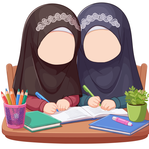 (ID): Dua anak perempuan belajar bersama
(EN): 
(AR):

Lisensi: Free for Commercial 
Gambar ini boleh digunakan untuk keperluan pribadi dan komersial.

License: Free for Commercial
This graphic is permitted for use in both personal and commercial purposes.

ضوابط استخدام المحتوى:
يُسمح باستخدام الصورة لأغراض شخصية ولأغراض تجارية.