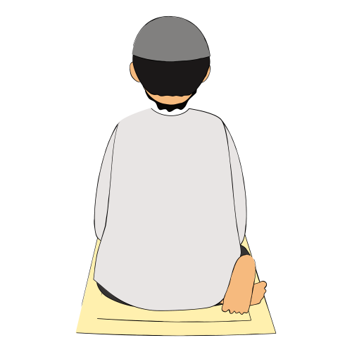 ID) Ilustrasi gerakan salat duduk tawarruk
(EN) Tawarruk sitting position salah illustration
(AR) 

Lisensi: Personal Use Only
Gambar ini hanya dapat digunakan untuk keperluan pribadi atau non komersil. Jika Anda membutuhkannya untuk penggunaan komersil silakan klik tombol kontak di atas untuk menghubungi kami.

License: Personal Use Only
This graphic is intended for personal use only. Commercial use is prohibited. For inquiries the use of our graphic for commercial purpose, please reach out to us by clicking the contact button.

ضوابط استخدام المحتوى:
يُسمح باستخدام الصورة لأغراض شخصية فقط. يُحظر استخدامها لأغراض تجارية. للاستفسار عن إمكانية استخدام المحتوى لأغراض تجارية، يرجى التواصل معنا من خلال الضغط على أيقونة التواصل.